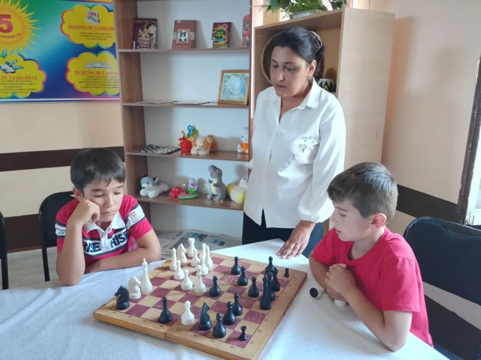 A chess club has been established under the motto "A sound mind in a sound body"