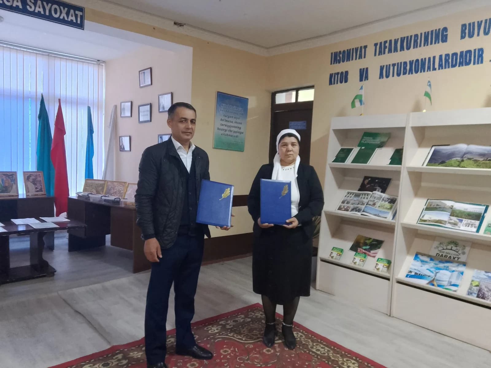 Подписан меморандум с районным отделом Ферганского района